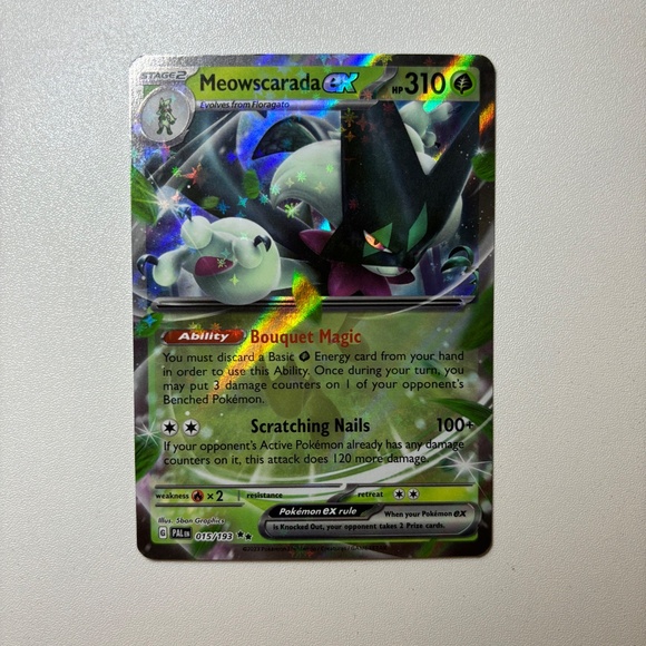 Meowscarada EX (015/193) Paldea Evolved *MINT CONDITION* - Picture 3 of 3